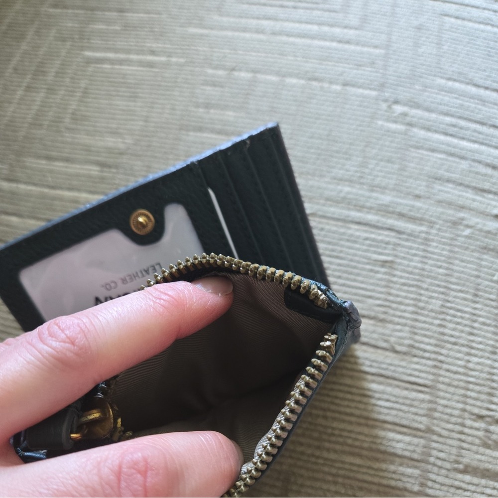 NWT American Leather Co. Hunter Green Cleveland Bifold Wallet RFID MSRP $75 - Picture 7 of 9